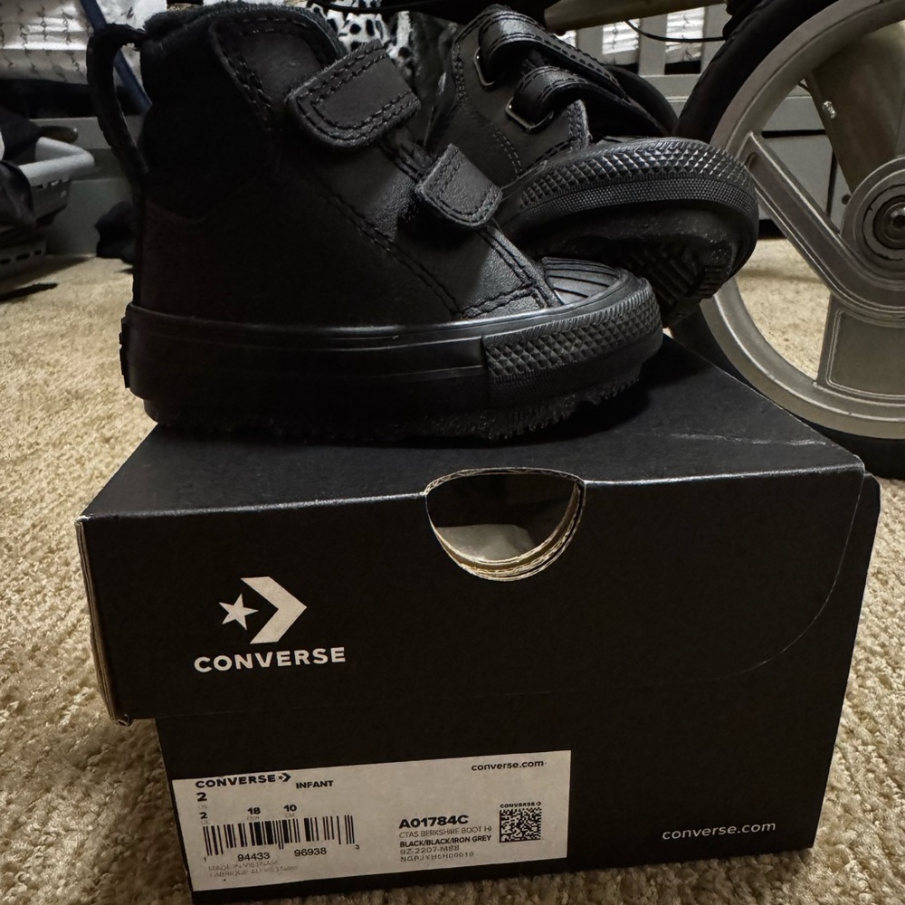 Converse Kids All-Black Sneakers